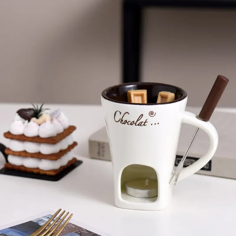 130ML  Candle Cup Cheese Chocolate Melting   Coffee Mug