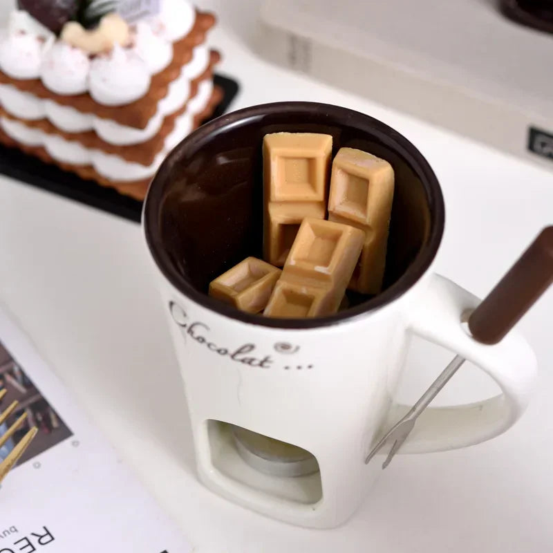130ML  Candle Cup Cheese Chocolate Melting   Coffee Mug