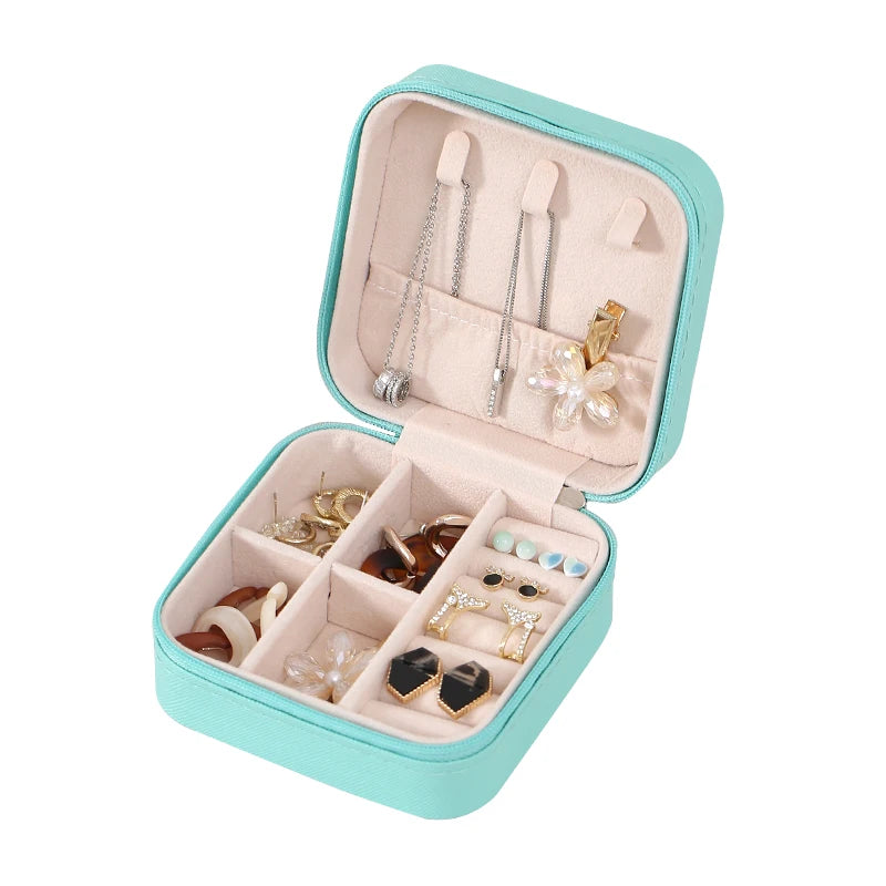 Box Ladies Travel Leather Jewelry BoX