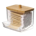 Box Acrylic Jar Makeup Organizer Cotton .