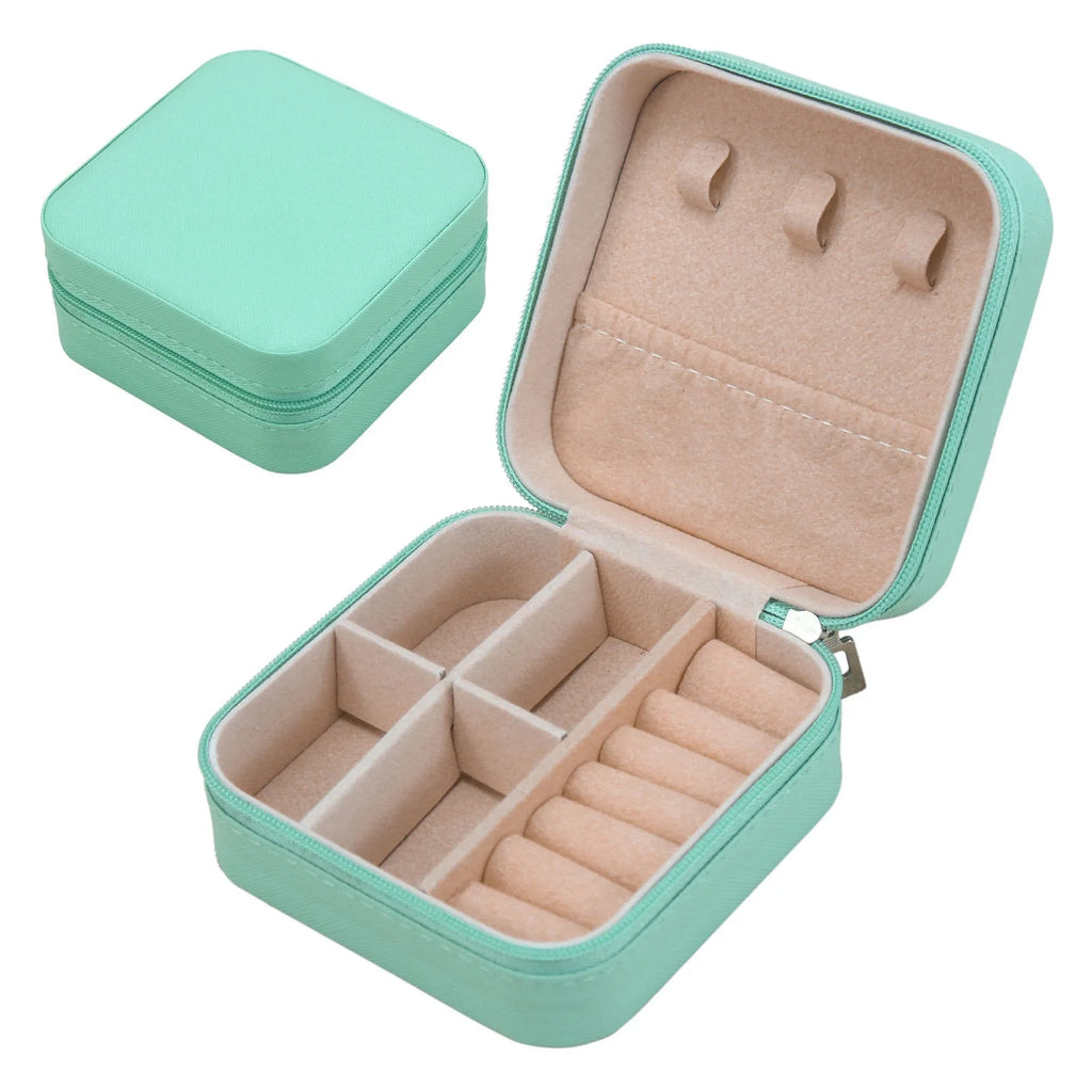 Box Ladies Travel Leather Jewelry BoX